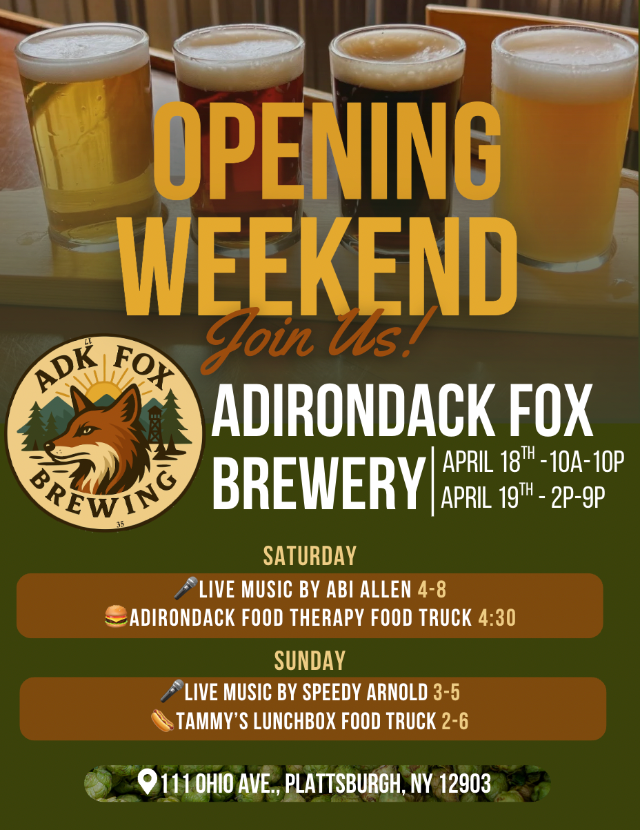 Adirondack Fox Brewery Opening Weekend